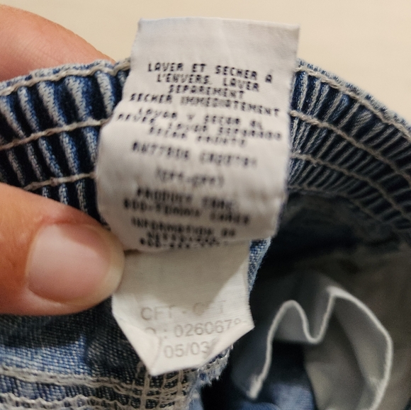 Vintage Y2K Tommy Hilfiger Wide Leg Jeans Girls Size 3T - Picture 7 of 7